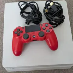 【動作良品】PS4 本体 グレイシャー・ホワイト CUH-2000 封印シール有