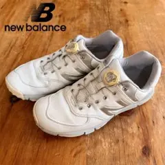 New Balance ゴルフシューズ BOA ダイヤル式 27cm ホワイト - メルカリ