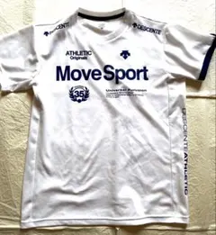 DESCENTE Move Sport Tシャツ ホワイト