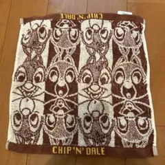 チップとデール タオル 約25cm x 25cm