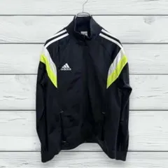adidas アディダス　ジップアップ　ナイロンジャケット　刺繍ロゴのサムネイル