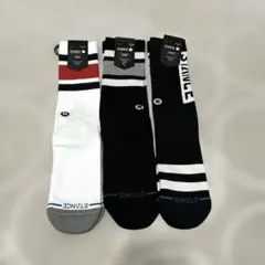 STANCEハイソックス3足セットL25.5-29ロゴ　ラインのサムネイル