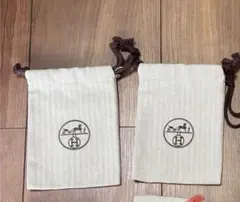 【H様専用】エルメス布製ポーチ2個セットのサムネイル