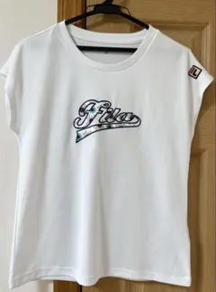【美品】FILA テニスシャツ L ホワイト