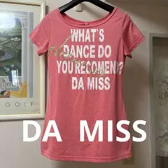 DA MISS 半袖 Tシャツ ピンク Mサイズのサムネイル