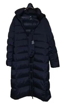 ユニクロ　ウルトラライトダウン　ロングコート　黒　Lサイズ