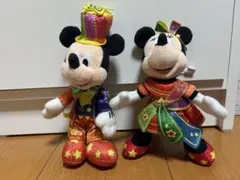 40周年　ミッキー ミニー ぬいぐるみストラップ