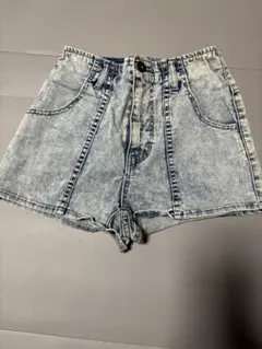 【美品】rienda ケミカルウォッシュ デニムショートパンツ サイズ25のサムネイル