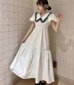 épine パフスリーブワンピース 未着用 汚れなし