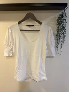 FRENCH CONNECTION パフスリーブ Tシャツ 白 M 綿100%のサムネイル