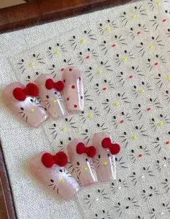 ハローキティ フェイス ネイルシール