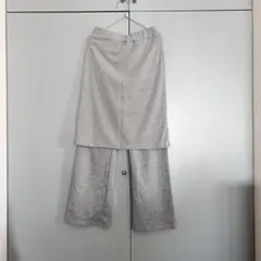 CRAMMY レイヤード スウェットパンツ