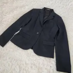 COMME CA ISM コムサイズム ジャケット 9号 M ネイビー スーツ