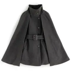 GRL ベルト付きハイネックケープスコート[ze749]