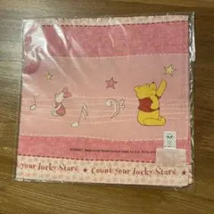 미개봉 品 ディズニー 곰돌이 푸 大判ハンカチ バンダナ