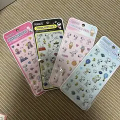 スヌーピー プクプクシール ボンボンドロップ風シール