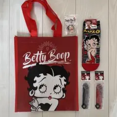 Betty Boop ポリバッグ・ミニフィギュア・コーム・靴下セット セリアのサムネイル
