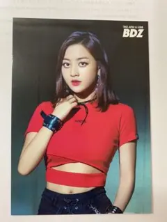 TWICE ジヒョ　トレカ　ハガキサイズ　BDZリリイベグッズ ランダムトレカ