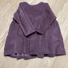 ハンドメイド　コーデュロイワンピース