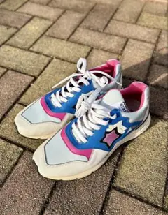 アトランティック スターズ スニーカー size40 ホワイト×ピンク×ブルー