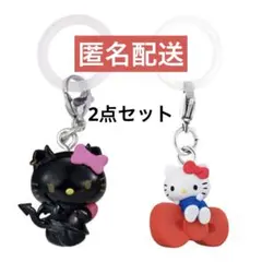 サンリオ キティ めじるしアクセサリー アメリカンデザイン 小悪魔 リボン