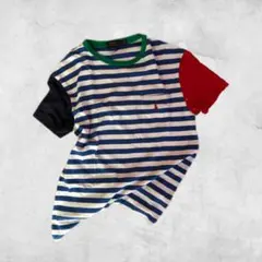 ユニセックス POLO Ralph Lauren ストライプ Tシャツ カラフル