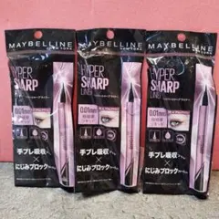 MAYBELLINE EVラスティング ジェルライナー ブラック 4本セット - メルカリ