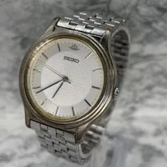 SEIKO V701-2020 シルバー メンズ 稼働 - メルカリ