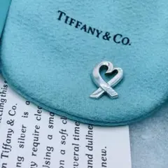 ジャンク品 ティファニー ネックレス ラビングハート トップのみ AG925