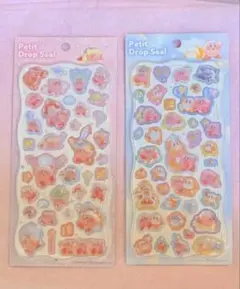 【正規品・匿名発送】カービィ プチドロップシール 2種セット