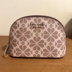 【正規品】kate spade スペード フラワーコーテッド キャンバス ポーチのサムネイル