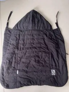 BabyHopper 防寒ケープ 黒　ベビーカー 抱っこ紐 抱っこ紐ケープ