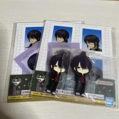 3年Z組銀八先生 高杉晋助 キャラクターカード ラバーキーホルダー