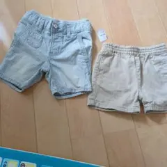 babyGap ＆ラルフローレン ショートパンツ 2枚90cmと80サイズ