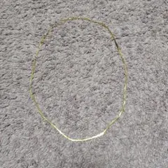 ゴールド 平らなチェーン ネックレス