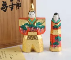 ◇奈良一刀彫 柴田一華 作 立雛 雛人形 伝統工芸 - メルカリ