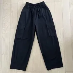 カーゴパンツ　黒　150cmぐらい