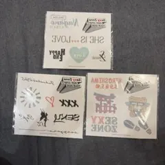 SexyZone 2020 POP×STEPステッカーシート 3枚セット①