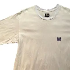 [XL]needles ニードルス パピヨン刺繍 ベージュ クリーム Tシャツのサムネイル