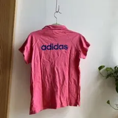 レディース　adidas アディダス　ピンク　ポロシャツ　ゴルフ　トップス　半袖