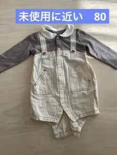 ブランシェス　長袖ロンパース・カバーオール80