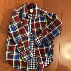 ギャップキッズ　チェック柄　長袖シャツ110㎝