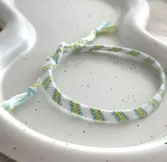 ミサンガ ハンドメイド お守り ペアお揃い ナナメ