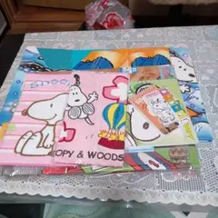 新品】SNOOPYスヌーピー柄の紙袋とミニビニールギフトバッグ ペーパー