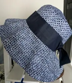 週末セール‼️有松絞り　帽子　ハンドメイド　小さめサイズ❣