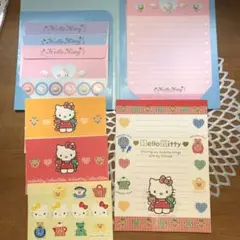 平成レトロ　ハローキティ　 レターセット　2種類　当時物