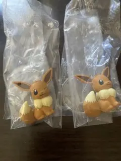 ポケモン しっぽみてみてフィギュア3 イーブイ2個