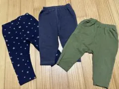 UNIQLO、GUパンツ3枚セット　80cm