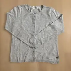 H&M グレー カーディガン 羽織り　無地 140