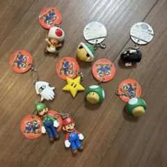 スーパーマリオ マスコットフィギュア　キャラクターグッズ 9点セット